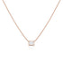 white diamond solitaire choker necklace in rose gold<span class='visuallyhidden'>Call or text 323-404-2959 if you need shopping assistance.</span>